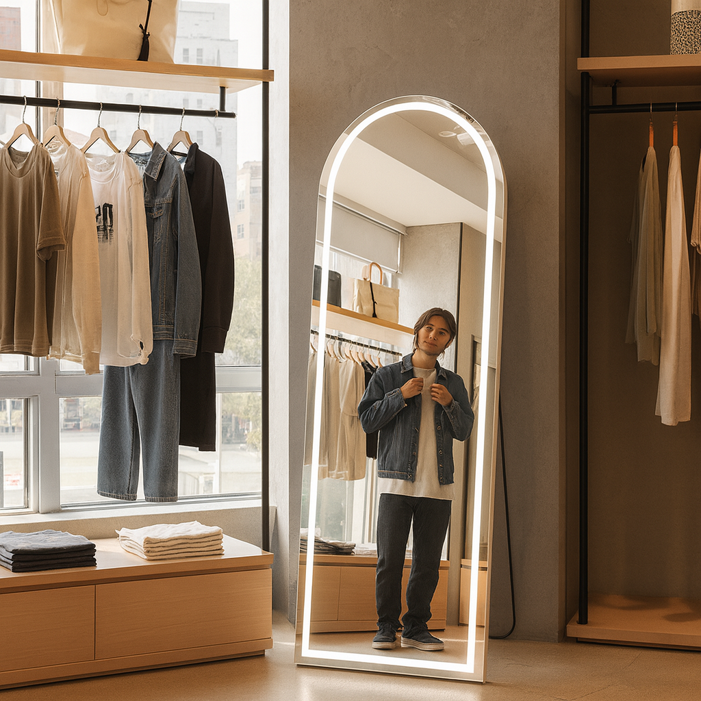 Espejo de pie (Tipo Capilla) - Iluminado